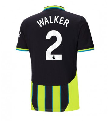 Manchester City Kyle Walker #2 Udebanetrøje 2024-25 Kort ærmer